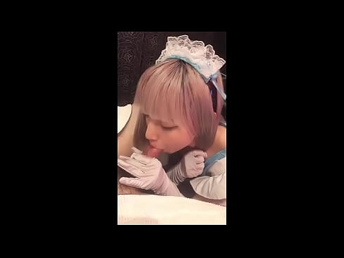 ❤️ جاپاني بت [میوکا]، د فرانسوي نوکرۍ جامې، لومړۍ برخه، بلو جاب او د لوشن سره ټوکر ❤️❌